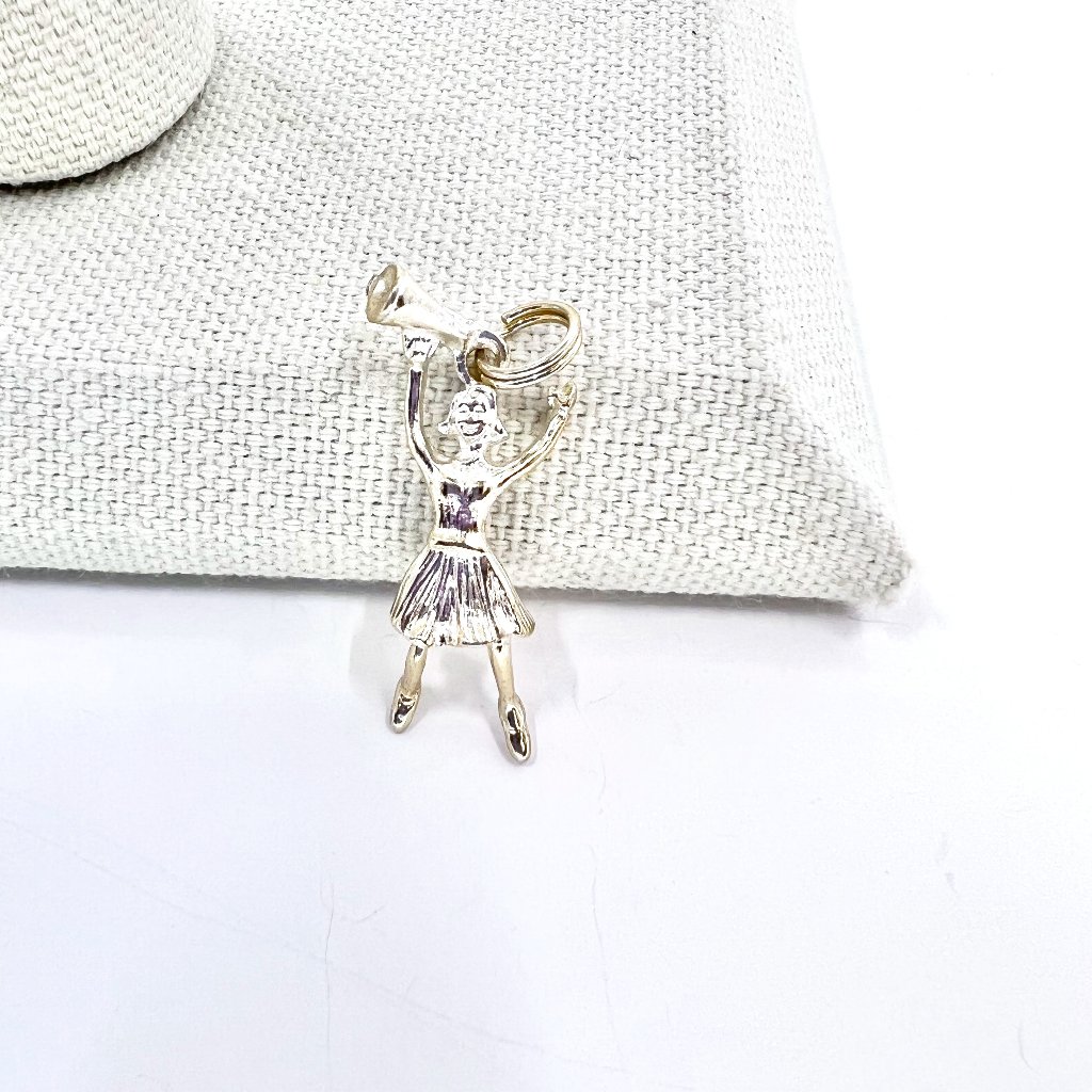 Nwt  Cellini  Cheerleader Sterling Silver Charm